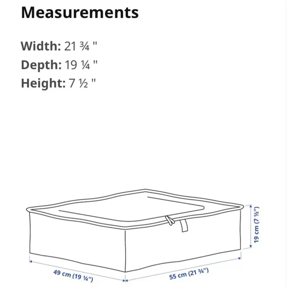 1 PÄRKLA Storage Case, organizing bag,Width: 21 ¾ 